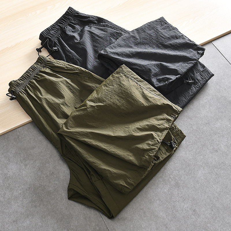 城市机能风 轻薄透气 外贸男士春夏新款潮流工装多口袋阔腿休闲裤,男装,休闲裤,淘宝优惠券,粉丝福利购,淘宝优惠卷