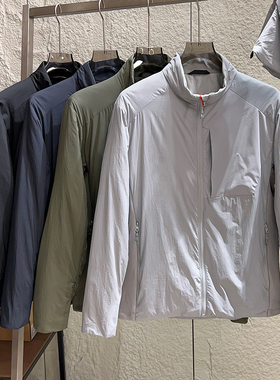 轻量化动态保暖！城市机能！秋冬男户外防风防水纯色立领棉衣棉服