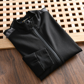 拼接百搭立领运动休闲夹克套装 柜子700 时尚 外贸男士 潮 挺括有型