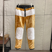 直筒休闲棉裤 无惧严冬 潮 男士 防风保暖机车PU皮裤 加绒加厚 冬季