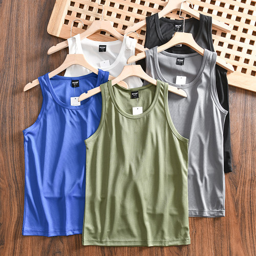 夏季男士健身运动速干背心