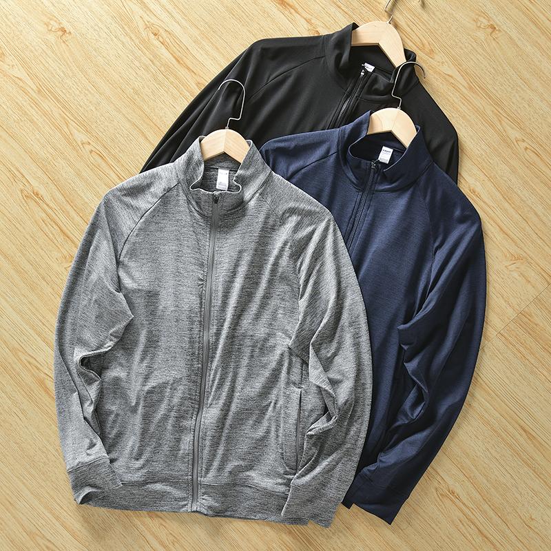 轻薄立领速干高弹外套