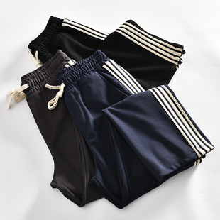 脚可调节 裤 夏季 男士 走商场订单 软糯垂感直筒休闲裤 设计师线