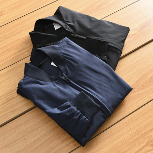 式 新款 衣间 春季 情侣棒球领飞行夹克纯色立领外套 外贸男装 日单U