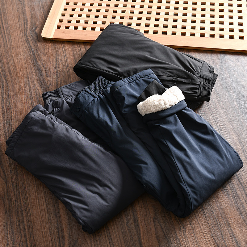 加绒加厚！石墨烯蓄热！外贸男士防风保暖护膝夹棉直筒棉裤长裤冬,男装,休闲裤,淘宝优惠券,粉丝福利购,淘宝优惠卷