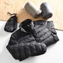 刚需好货！90白鸭绒秋冬新品男士薄款立领轻便保暖百搭羽绒服外套