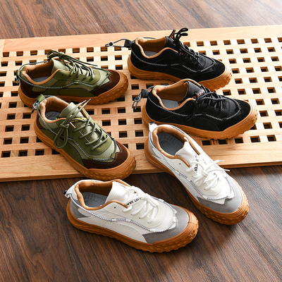 男士拼接透气工装运动登山休闲鞋