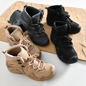 99.9美刀 秋冬男士 户外登山鞋 出口单 徒步中帮战术靴运动休闲鞋