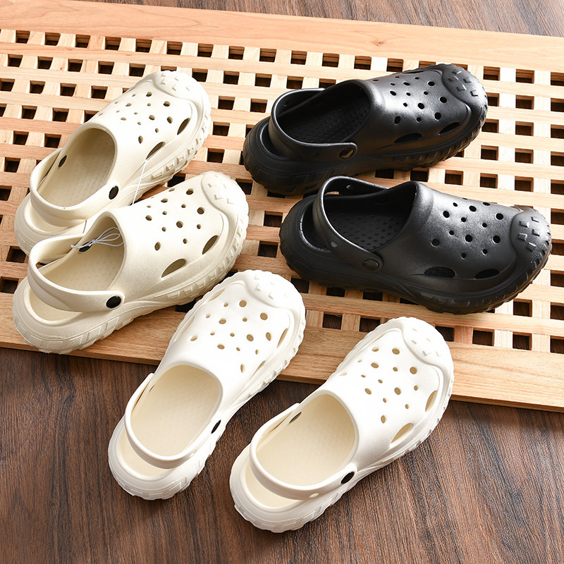福利特献 透气凉爽 外贸尾货男女夏季新款舒适防滑凉鞋透气洞洞鞋