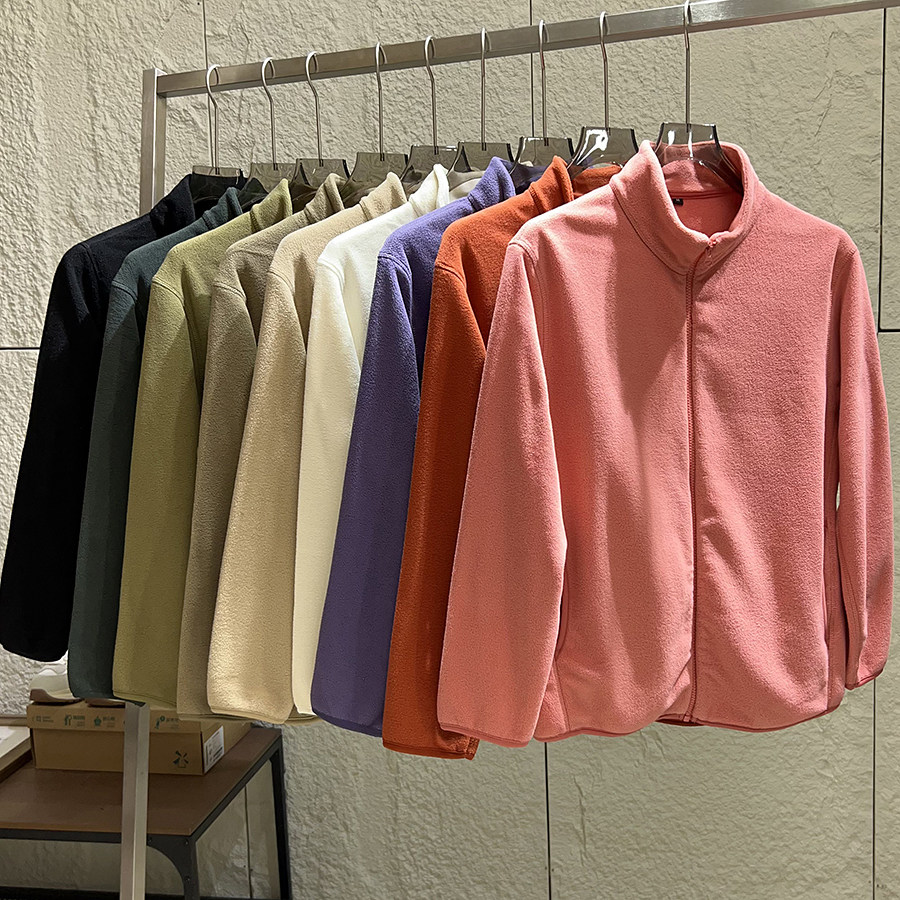 上身即暖！双面摇粒绒！秋冬男女时尚百搭纯色立领抓绒衣夹克卫衣,男装,卫衣,淘宝优惠券,粉丝福利购,淘宝优惠卷