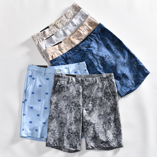 王 五分短裤 高尔夫DRY弹力透气排汗夏季 户外运动休闲裤 男士 毒家裤