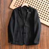 秋冬双面呢休闲西服毛呢外套 外贸尾货男士 天赐大漏 细腻绵羊毛