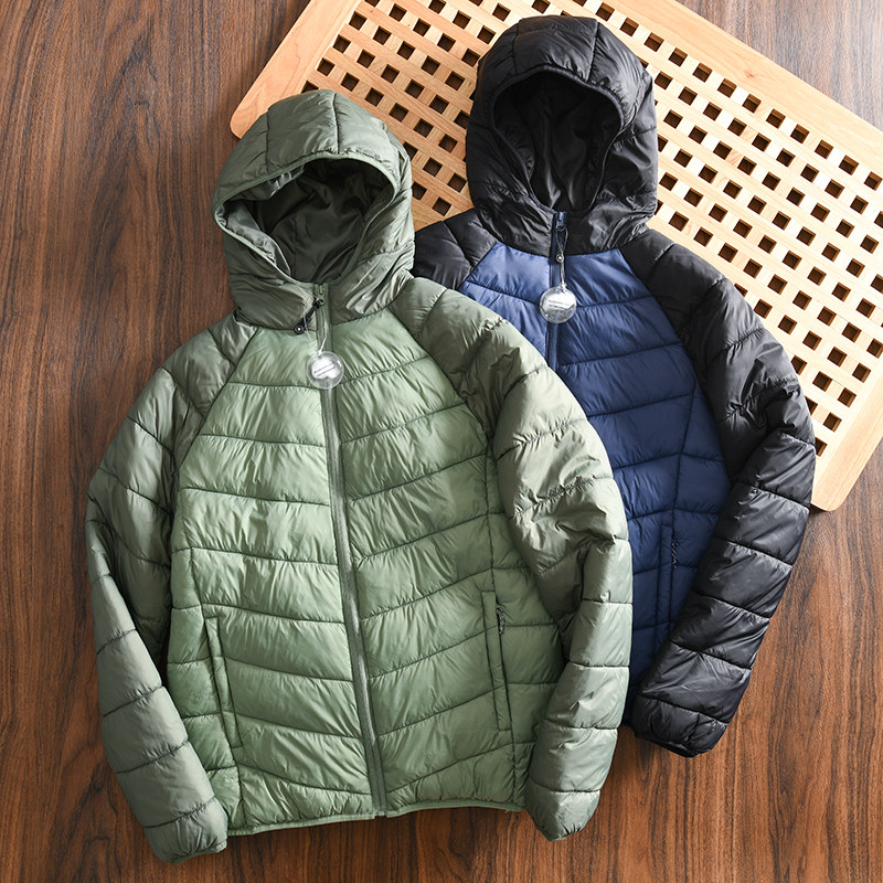 出K单！舒适轻便保暖 外贸尾货男士秋冬休闲时尚拼色连帽棉衣外套,男装,棉衣,淘宝优惠券,粉丝福利购,淘宝优惠卷