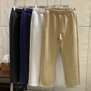 舒适空气层 百搭长裤 秋季 直筒休闲运动卫裤 潮 男士 口碑设计师线