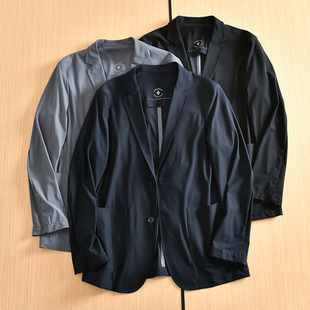 轻奢全压胶单西UPF50 轻若无物 防晒冰丝凉感透气男西服 神品