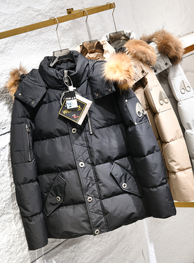线下11800！超高充绒+真貉子毛领！秋冬加厚保暖防寒连帽羽绒服男