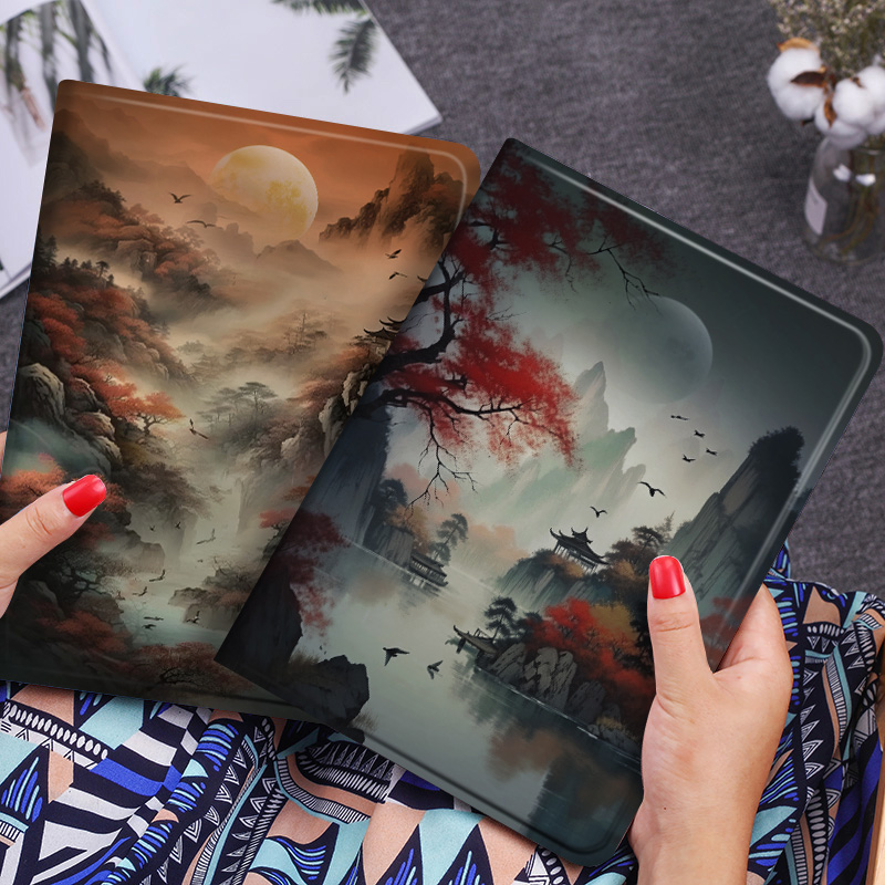 联想pad11硅胶油画风小新平板壳