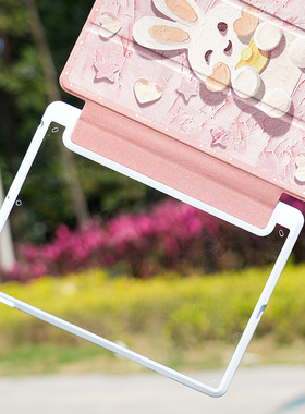 适用ipad保护套2021款pro11平板带笔槽10.2寸2022苹果air5白色亚克力12.9全包air4/2第9代十10防弯mini6外壳