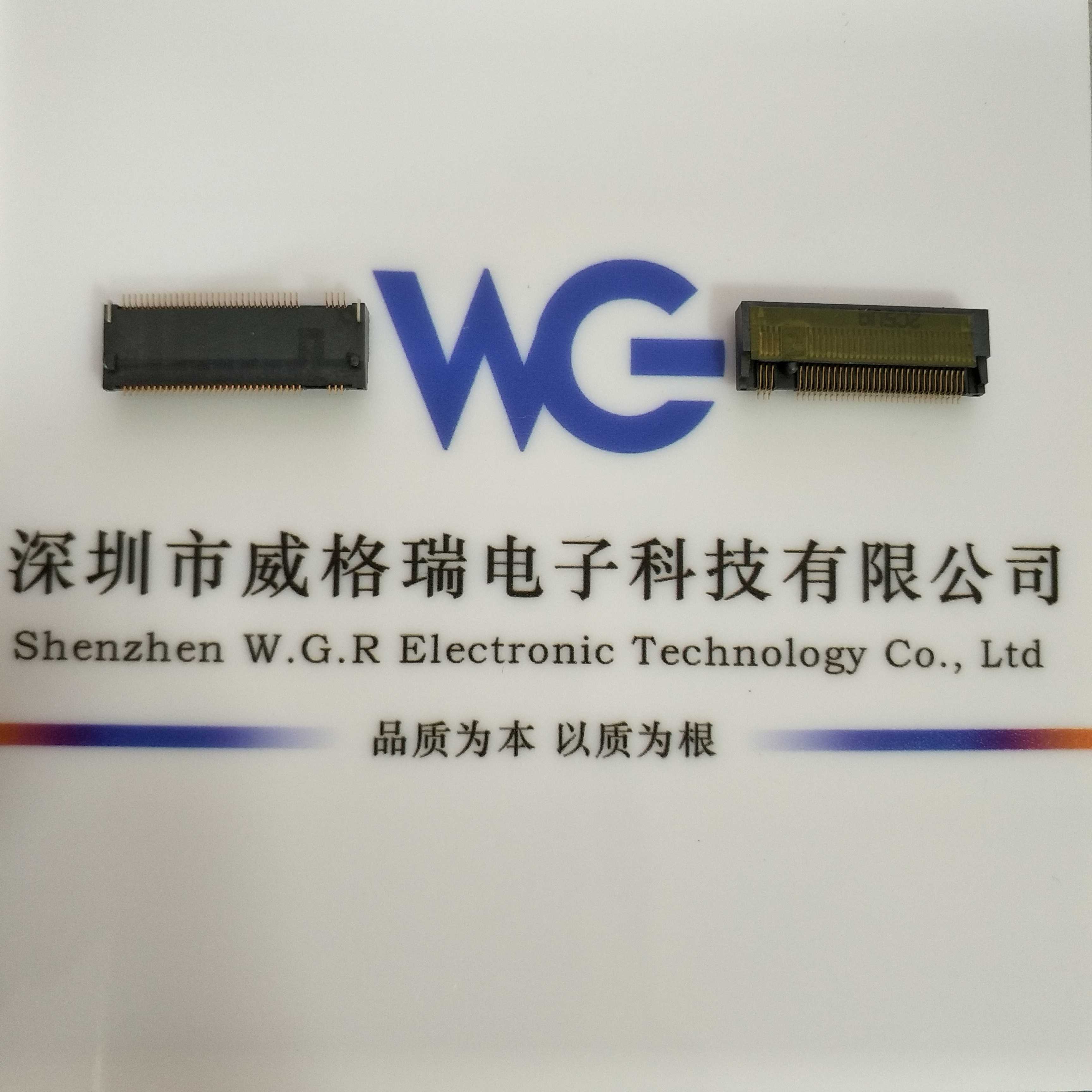 FOXCONN连接器,NGFF M.2 BKEY插槽PCI-E 67PIN母座 3.2H金脚进口