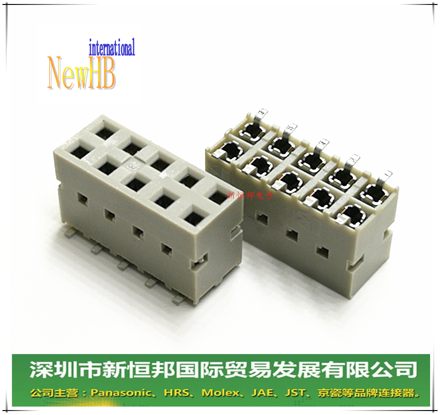 89898-305LF 89898-305ALF  2.54MM间距针座 10pin插座 FCI仓储