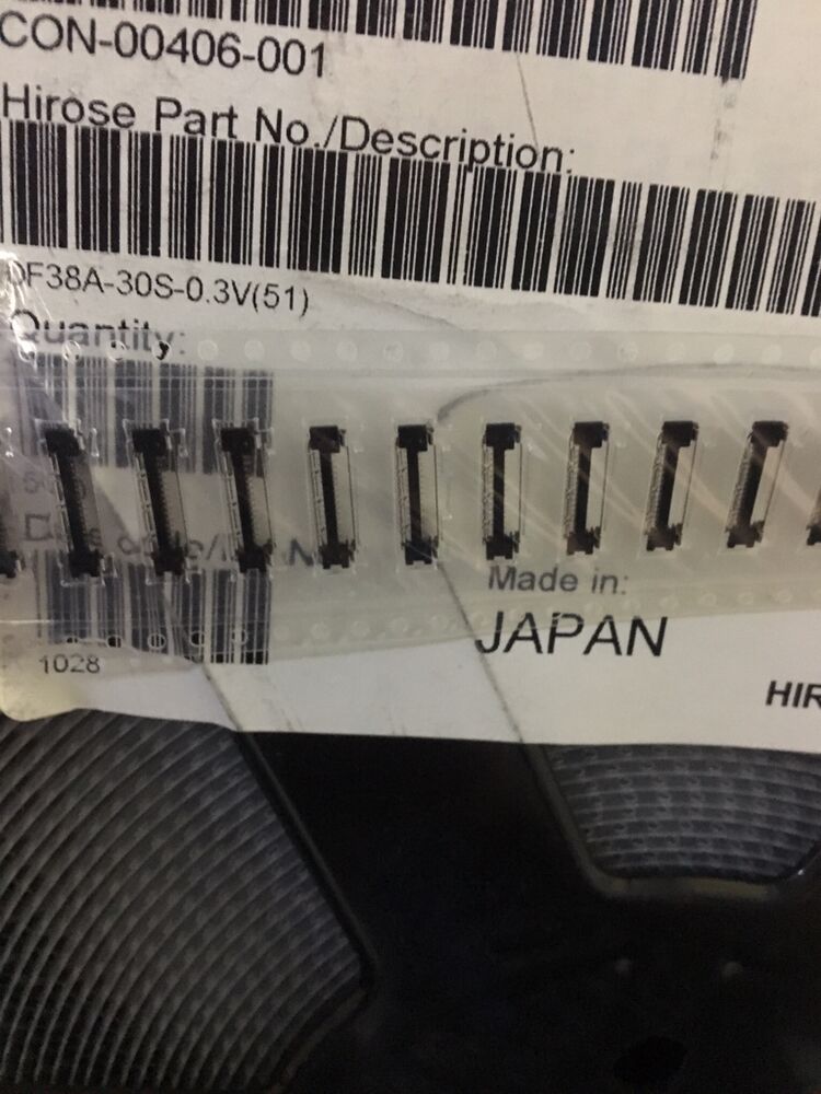 插件HRS连接器 30PIN 0.3MM间距 DF38A-30S-0.3V(51)