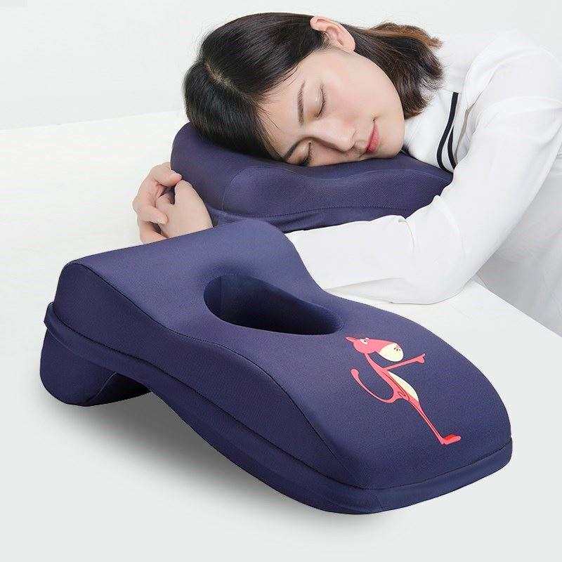 中学生课桌旅行孩子中午午休抱枕睡觉神器趴着睡公司小学生午觉