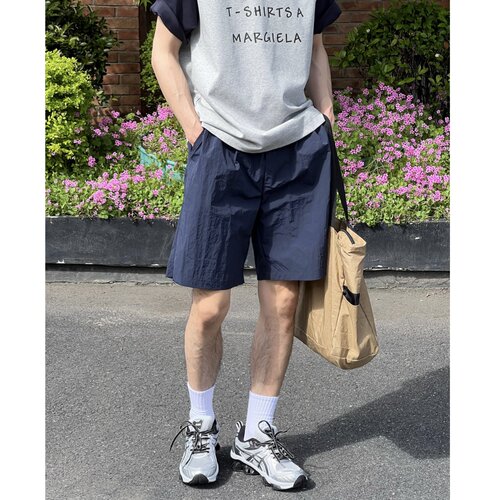 夏季户外宽松速干短裤男日系复古