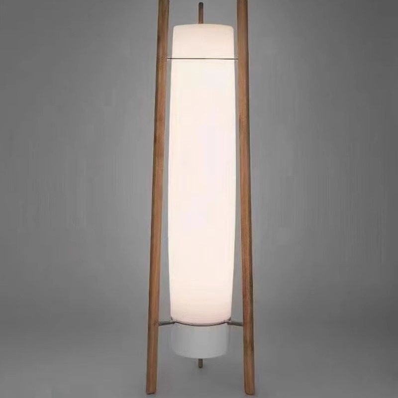 中古日式侘寂风落地灯客厅沙发旁边装饰高级感轻奢立式卧室地灯