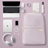 双肩包旅行短途行李背包大容量通勤电脑包16寸女大学生书包轻便男