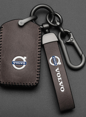 新款 适用于钥匙套xc60s90s60xc90v40v90s60l真皮汽车高档女壳扣