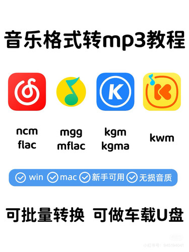 mp3音乐格式转换器mgg ogg ncm kgm kgg转mp3音频歌曲mac解码器