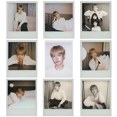 新款边伯贤撕拉拍立得饭制三寸小卡LOMO风粉丝收藏纪念卡片送朋友