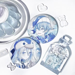 新款pjsk周边同人自制高颜值宵崎奏青柳冬弥58MM吧唧徽章马口铁