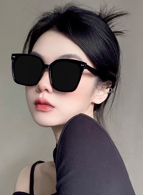 墨镜女士2025新款大框显瘦夏季偏光防晒太阳镜男女百搭显脸小眼镜