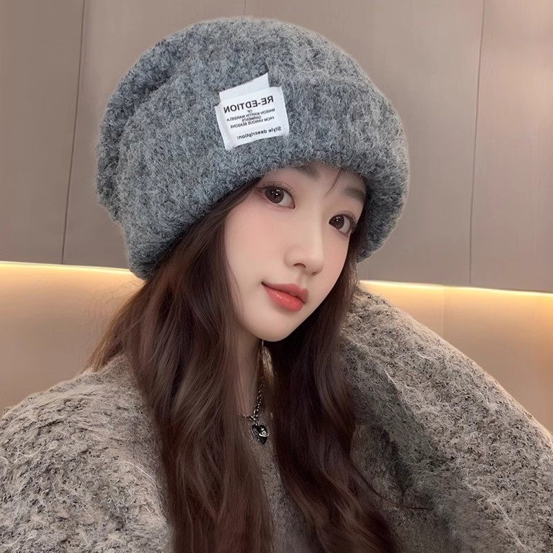 帽子2025新款秋冬季女款宽松大头围针织帽显脸小保暖护耳毛线帽子,服饰配件/皮带/帽子/围巾,帽子,淘宝优惠券,粉丝福利购,淘宝优惠卷