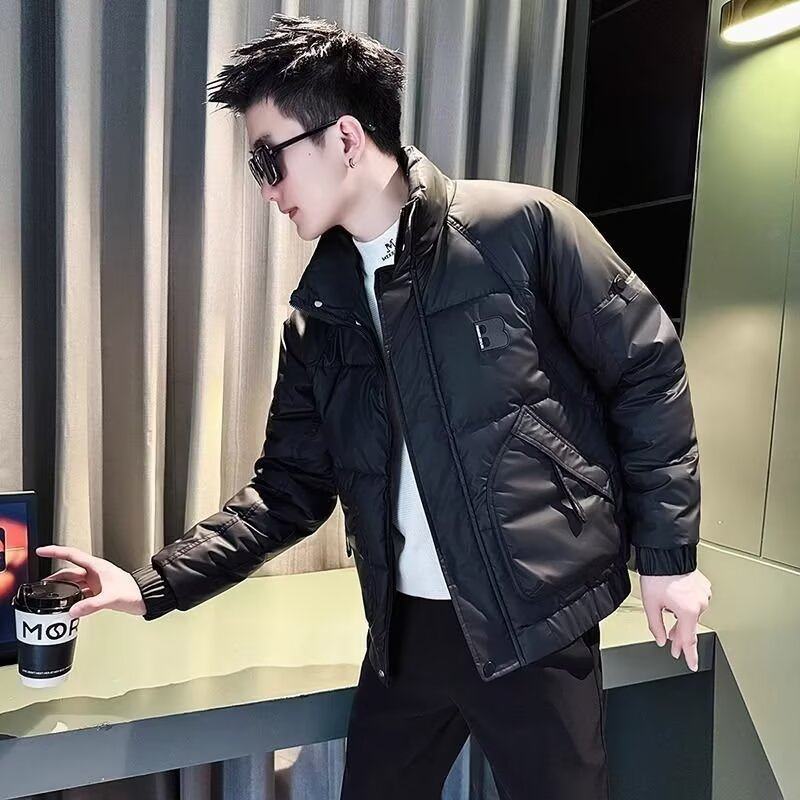 秋冬季痞帅棉衣男款高级感棉服2025新款修身潮流工装棉袄保暖外套