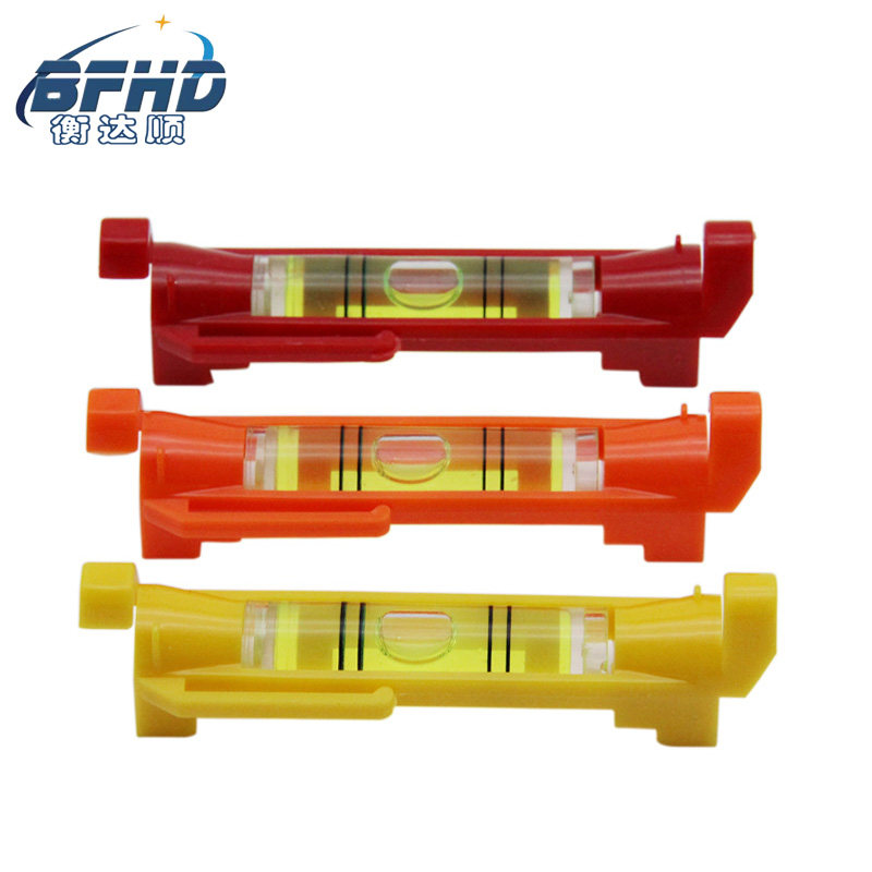 一体挂线水平仪调平管道定位水平泡亚克力平衡器水平珠平衡气泡仪