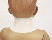 儿童快剪理发店围脖纸护颈纸 成人美发店一次性围脖纸美发护劲纸