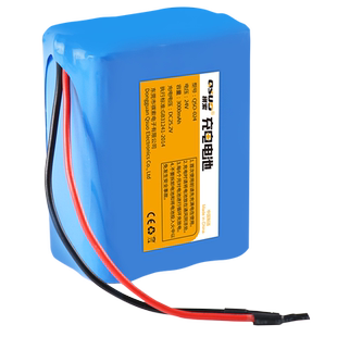 24v锂电池组18650大容量小电机电瓶路灯设备六串聚合物充电25.2V