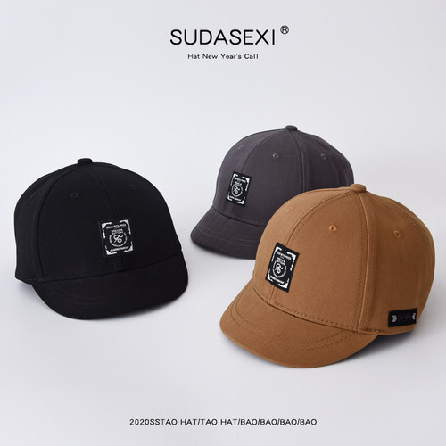 SUDASEXI男潮沿大码围短马术帽子