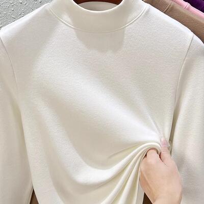 男童打底衫2025秋冬新款双面德绒