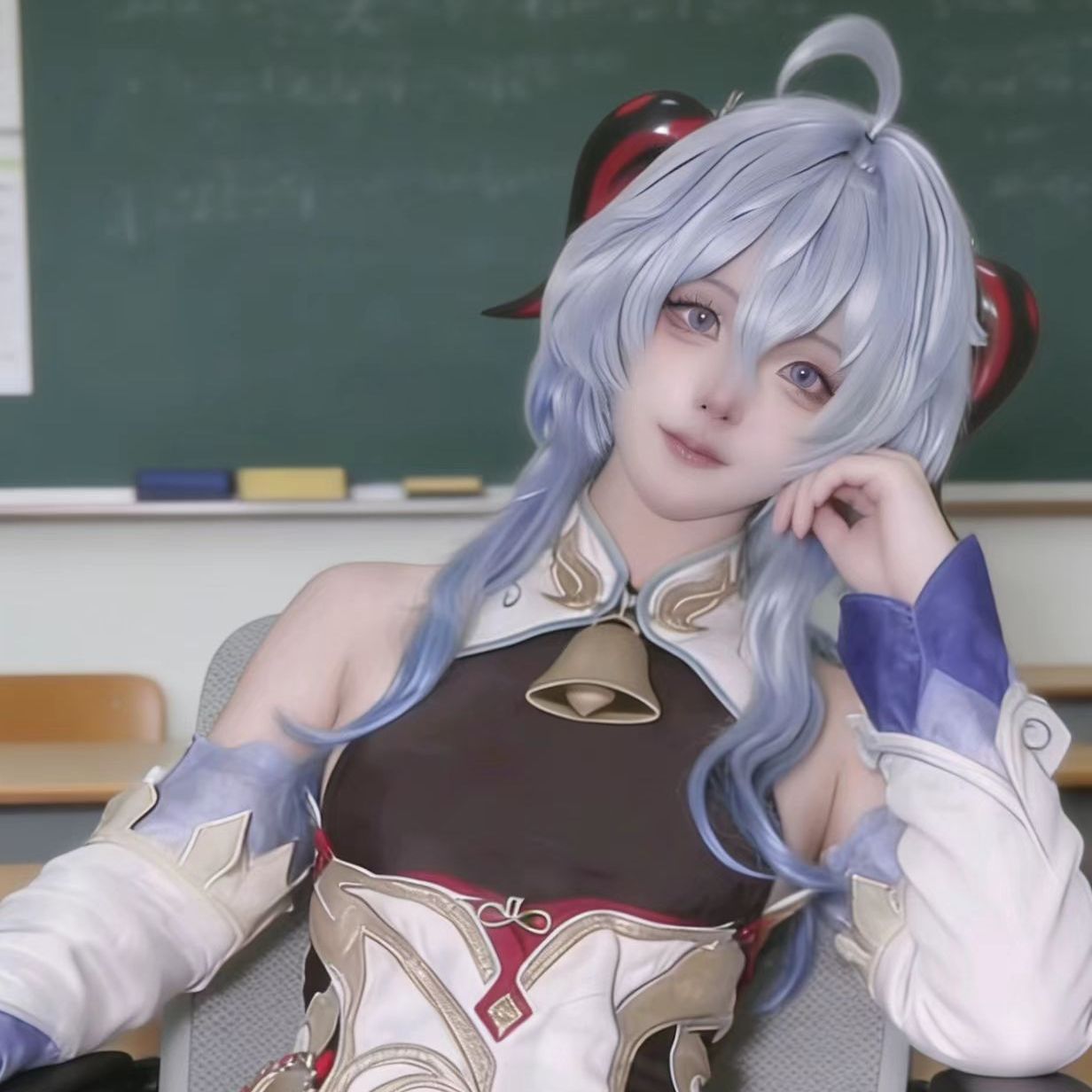 原神cos服循循守月椰羊王小美甘雨cos甘雨同款甘雨裤袜甘雨连体服