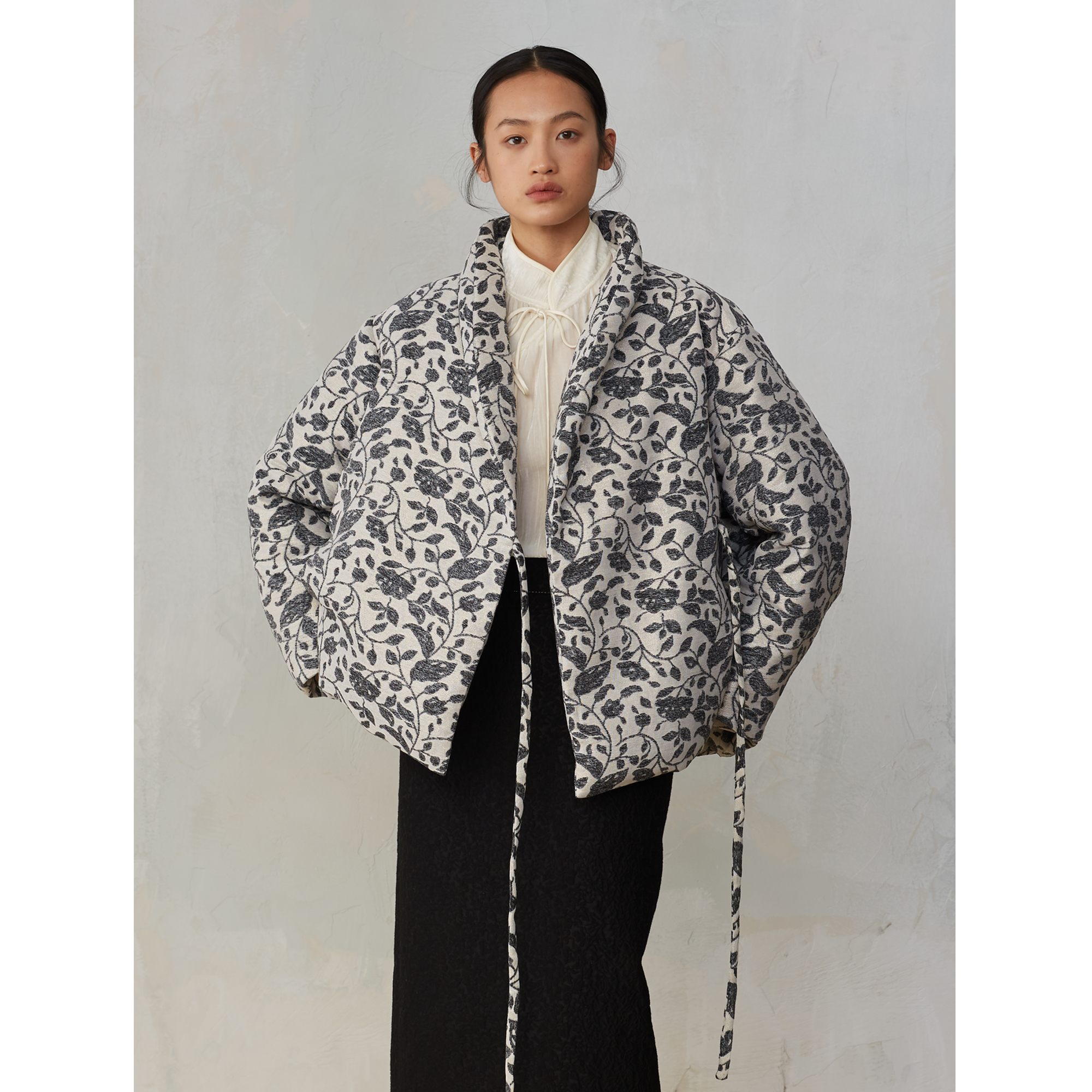 蓝点原创设计师立领云朵羽绒服