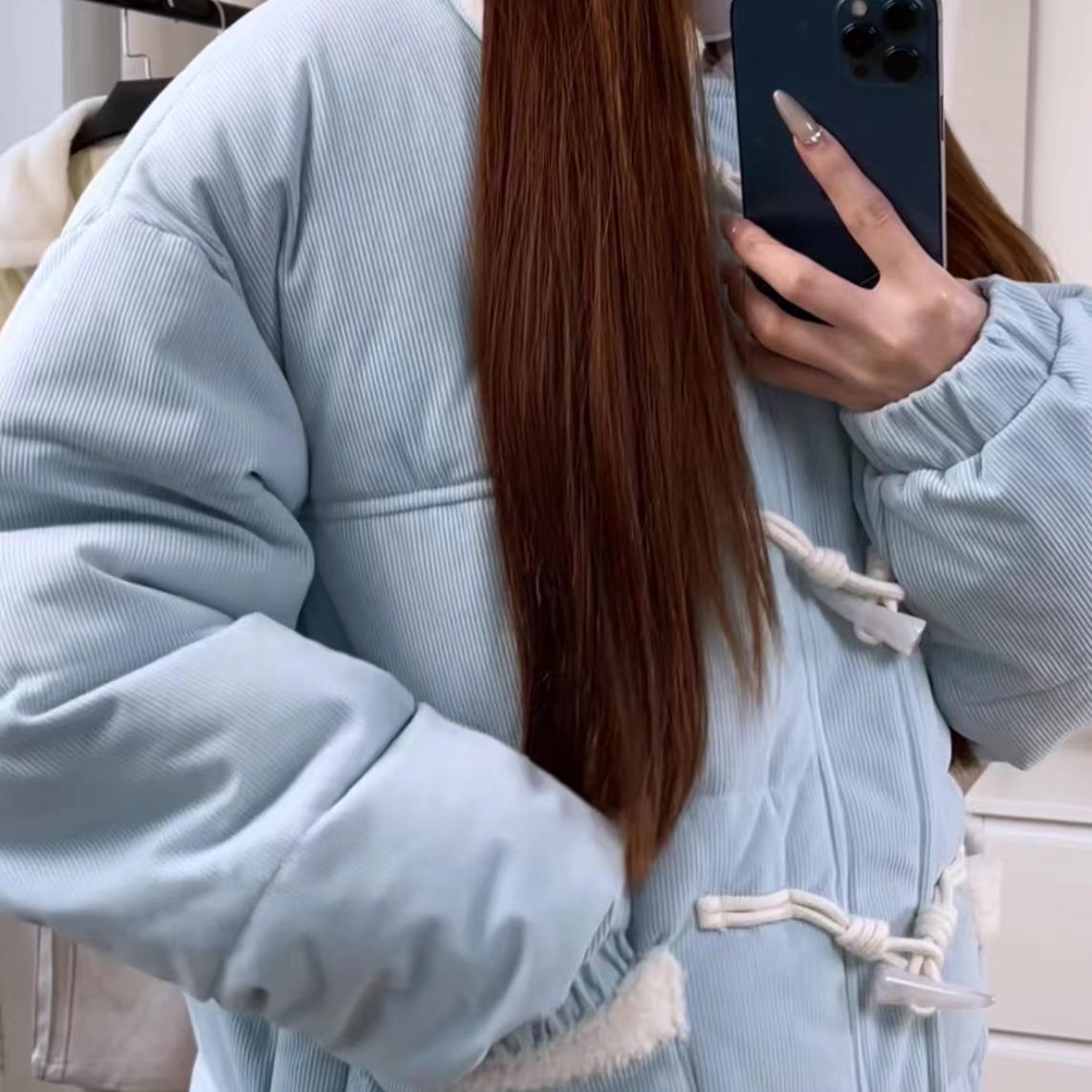 F24107-P105加厚棉衣棉服少女学生外套,男装棉衣,星座617A-1（原B318A）