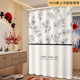 浴室隔断帘浴帘防水防霉套装 免打孔淋浴帘窗帘卫生间洗澡挂帘