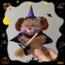 wucuclub原创〈讨糖小队〉巫师狗兔恶魔包挂件手作玩偶万圣节礼物