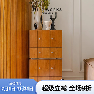 野作肯特模块组合柜樱桃木餐边斗柜储物电视柜中古现代简约包豪斯