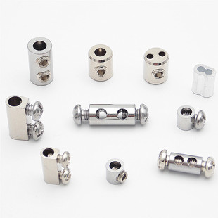 双孔锁线器钢丝绳配件钢丝绳紧线器钢丝固定器钢丝绳调节器