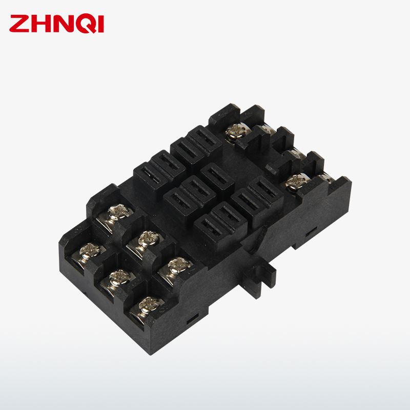 JQX-38F大功率380V大电流40A中间继电器带底座交流220/DC24/12V