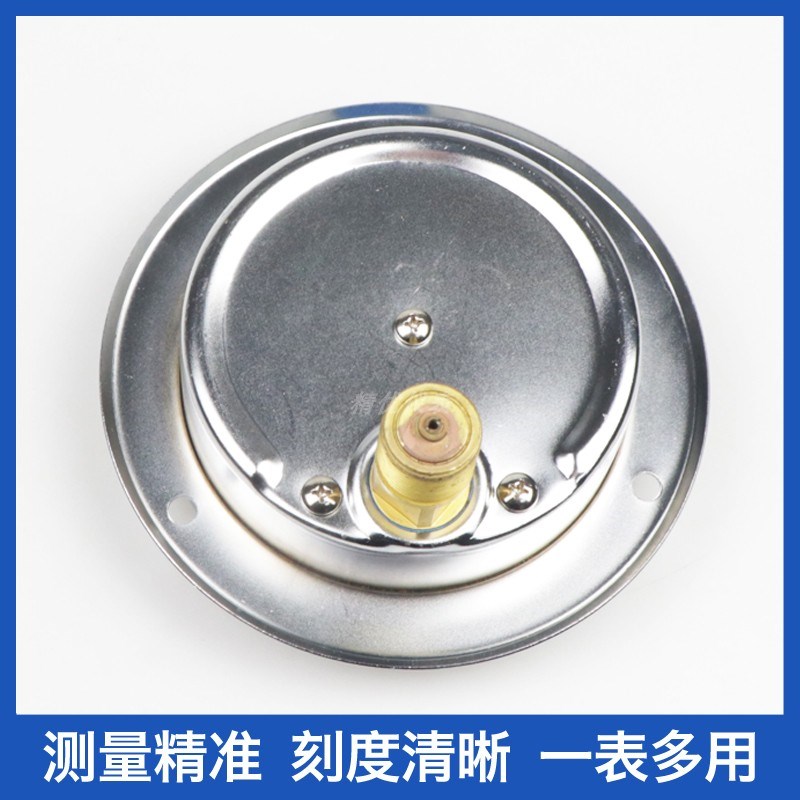 yn100zt轴向带边耐震压力表0-0.6/1.6/25/40/60mpWa背接面板式安